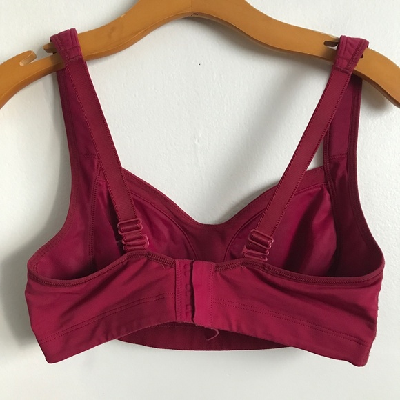 LULULEMON Sports Bra Red Wireless Full Support Bra 34D - Picture 5 of 7